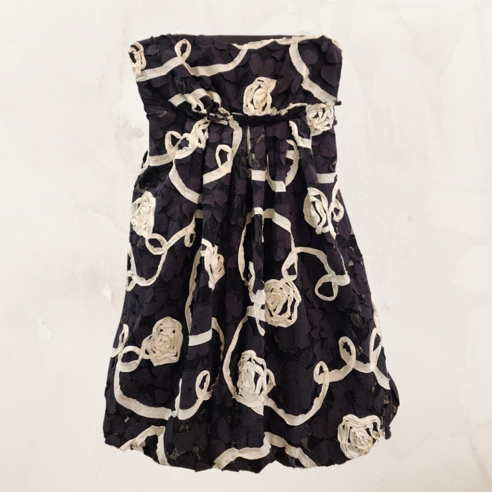 Debra Rodman Strapless Babydoll Dress